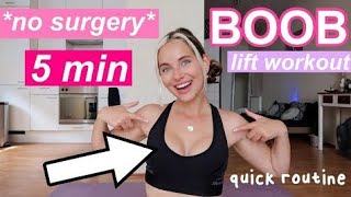 Lift And Firm Your Breasts In 2 Weeks  5 min Chest Lift Workout