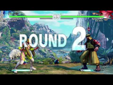 Street Fighter V Online MP March 1, 2016 pt36 - Rashid vs. GREAT R.Mika (Tense Finish!)