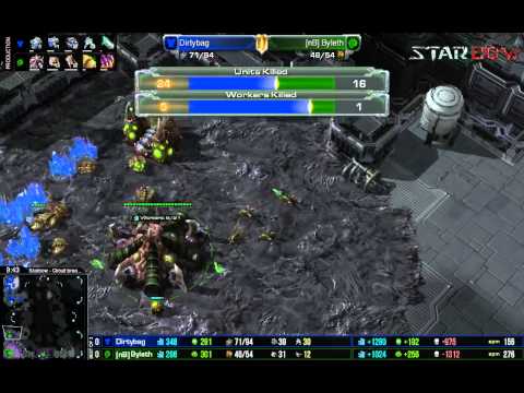 Game 1 - Dirtybag (T) Vs Byleth (Z) - ESL Starbow cup #7 - Finals