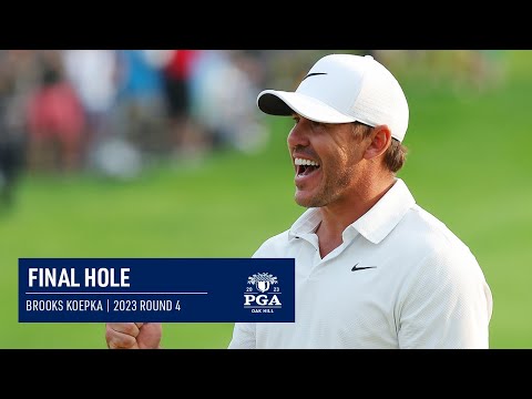 Brooks Koepka&#39;s Final Hole to Win! | 2023 PGA Championship
