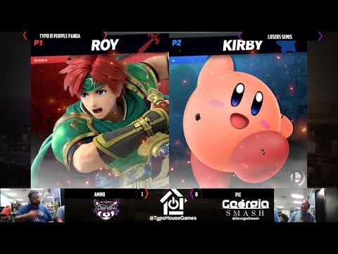 Panda Smash Monday 4/22/19 - Ammo(Roy/Mewtwo) VS Pie(Kirby)- Losers Semis