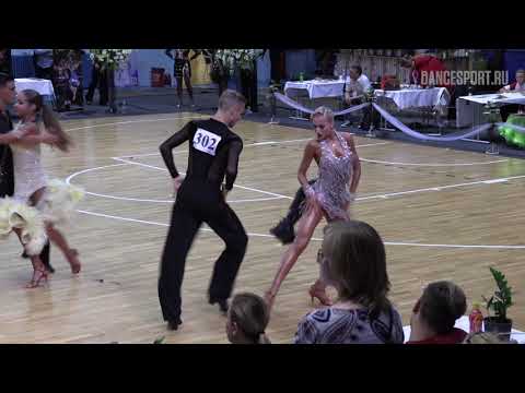 Anton Kireyeu - Elina Viadzenikava BLR, Cha-Cha-Cha | WDSF Open Youth Latin
