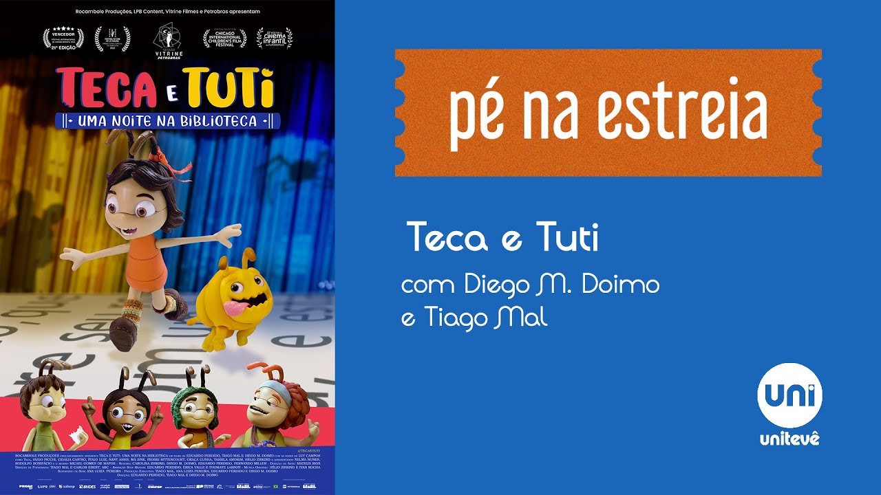 Pé na Estreia - Teca e Tuti: Uma Noite na Biblioteca