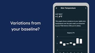 Fitbit The benefits of tracking skin temperature anuncio