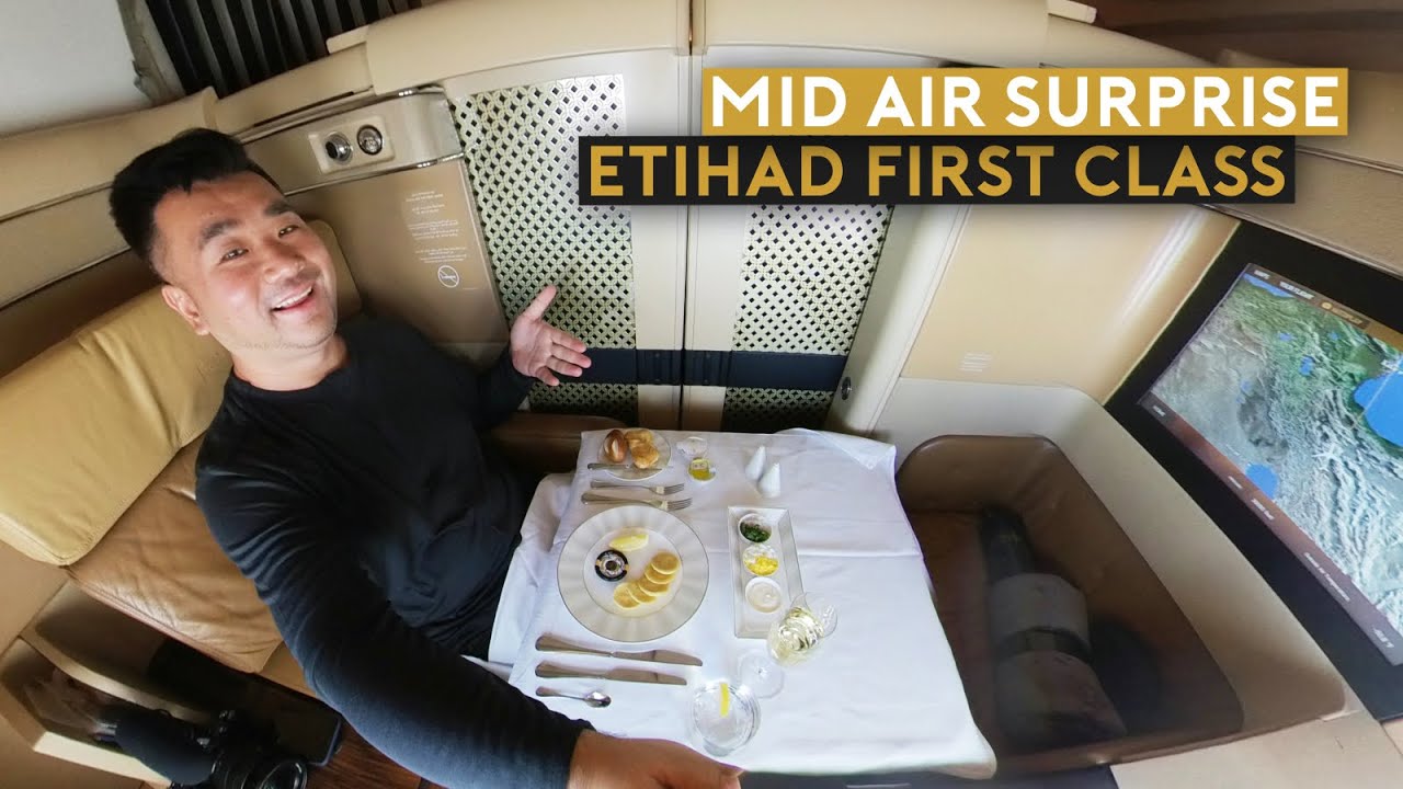 Mid Air Surprise on Etihad First Class B777 Flight