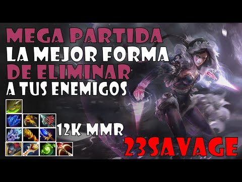 PRO GAMEPLAY TEMPLAR ASSASSIN 23SAVAGE 12K MMR - GODADICO DOTA