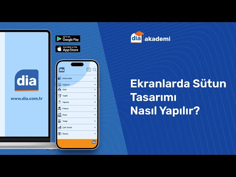 DİA'da Ekranlarda Sütun Tasarımı Nasıl Yapılır?
