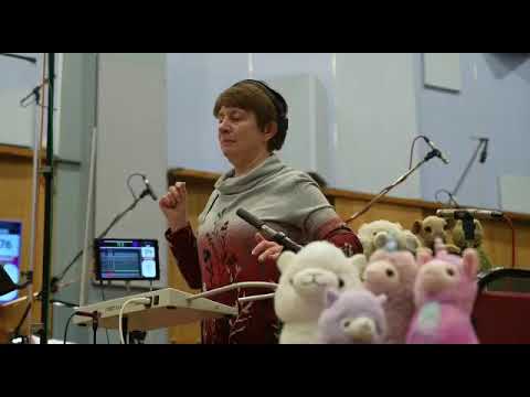 Lydia Kavina records the Theremin, for the Cosmic Rhapsody project in Studio One @abbeyroad