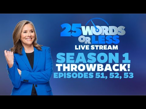 Throwback Thursdays LIVE! OG Episodes 51, 52, 53: Season 1 LIVE Stream | 25 Words or Less Game Show