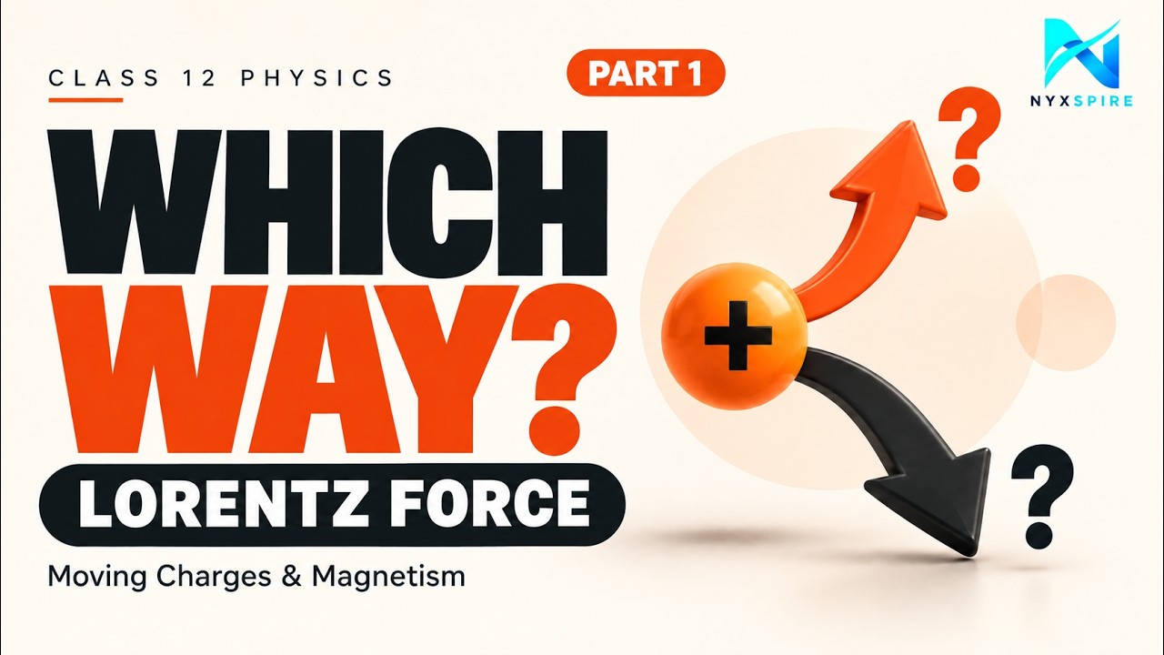 Lorentz Force & Its Properties | Part 1 | Moving Charges and Magnetism | Class 12 Physics