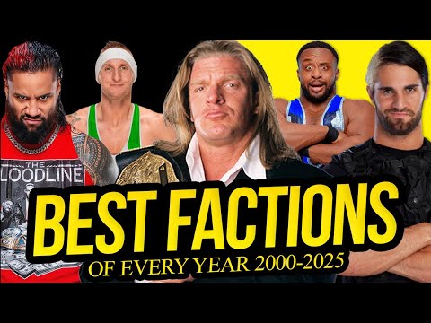BEST Faction of EVERY Year in WWE (2000-2025)