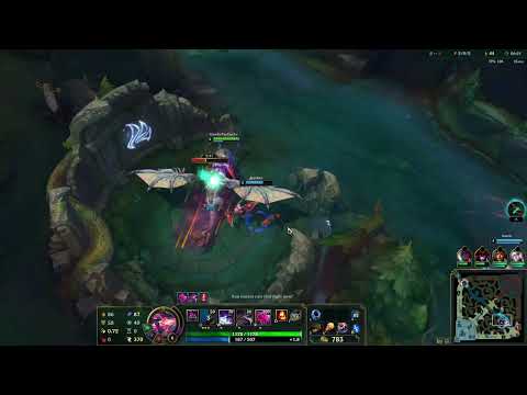 Cho'gath vs Ahri Mid D2 (W) 13.13 4/1/5