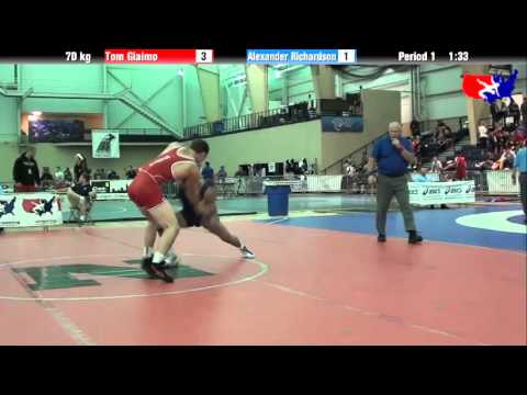 Tom Giaimo vs. Alexander Richardson at 2013 ASICS University Nationals - FS