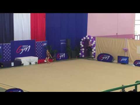 Championnat de France Elite espoir 2017 - Athénaïs Klapczinski corde