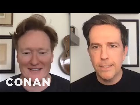 Conan Gets Too Close To Ed Helms During His Interview | CONAN on TBS