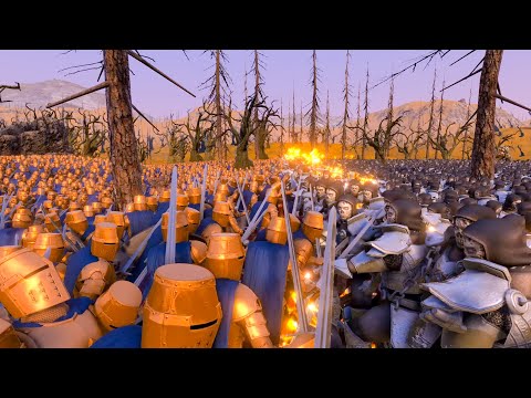 16000 Golden Knights VS 17000 Soul Tyrants - Ultimate Epic Battle Simulator 2  UEBS 2