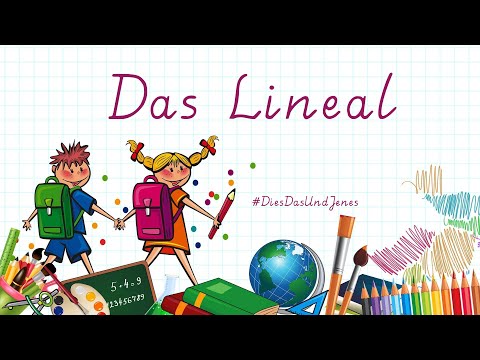 Lernvideo Lineal - Umgang mit dem Lineal (Zeichnen, Verlängern, Messen)