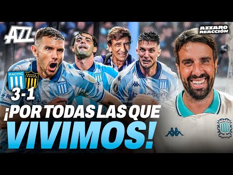 AZZARO REACCIÓN - DE GUAPO, A CUARTOS: RACING LE GANÓ 3-1 A PEÑAROL Y JUGARÁ CONTRA VÉLEZ 