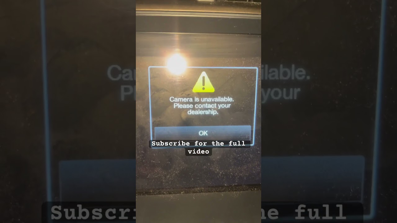 Back up camera not working. ( Ford Edge, explorer, Taurus…)