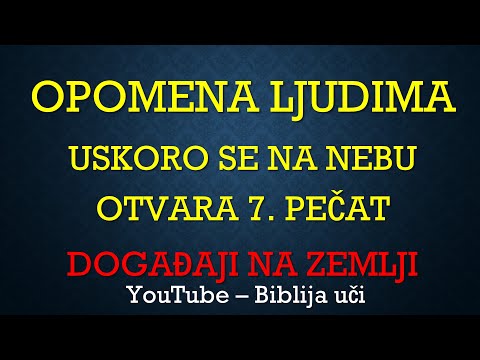 14 OPOMENA LJUDIMA PRED NAMA JE OTVARANJE 7. PEČATA, ISUS USTAJE SA PRESTOLA, POČINJE TIŠINA NA NEBU