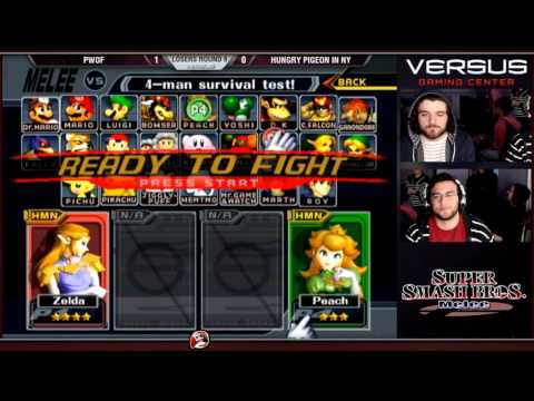 Versus Melee Weekly 1/24/16 - Losers R7 - Prof (Marth, Sheik) vs Hungry Pigeon (Peach)