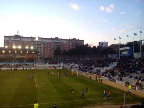 Gol anulado a Anibal en el CE Sabadell - Zaragoza (2015)