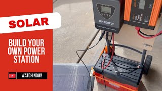 I Built a DIY Emergency Solar Generator Power Station- Will It Work?
