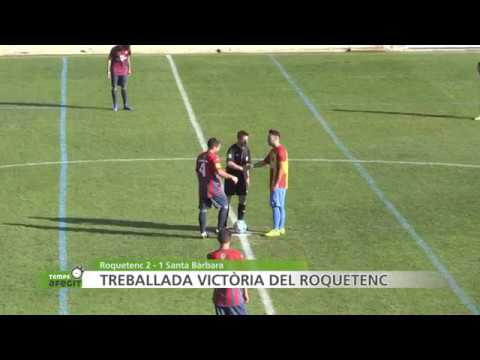 Roquetenc 2 - 1 Santa Bàrbara / Treballada victòria del Roquetenc