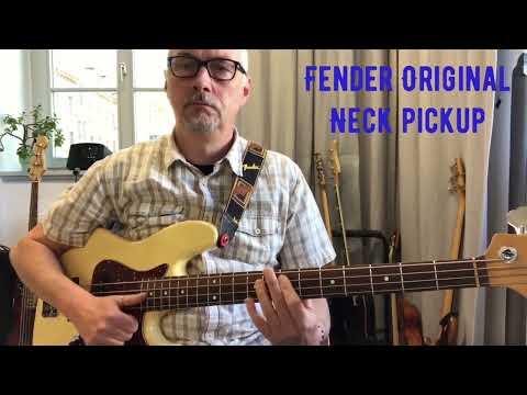 Fender Original vs Fralin Split Jazz Pickups