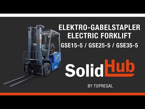 Produktvideo SolidHub Elektro-Gabelstapler GSE25/5, GSE35/5