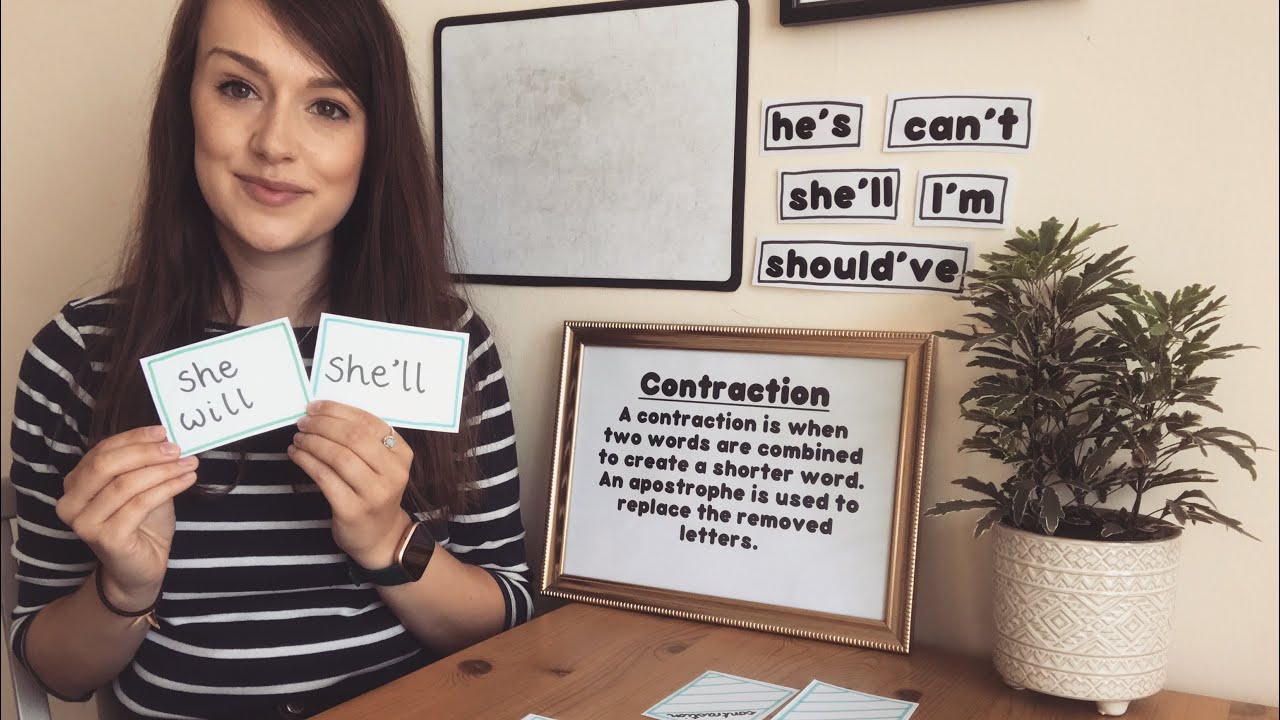 Contractions game with Miss Cole