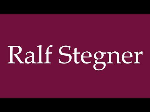 How to Pronounce ''Ralf Stegner'' Correctly in German