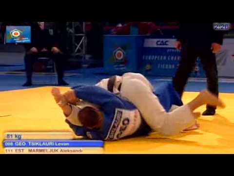 levan tsiklauri vs aleksander marmeljuk 2010 european championship