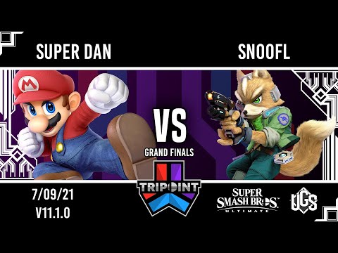Tripoint Smash 104 - Grand Finals - Super Dan(Mario) Vs. SNooFL(Fox)