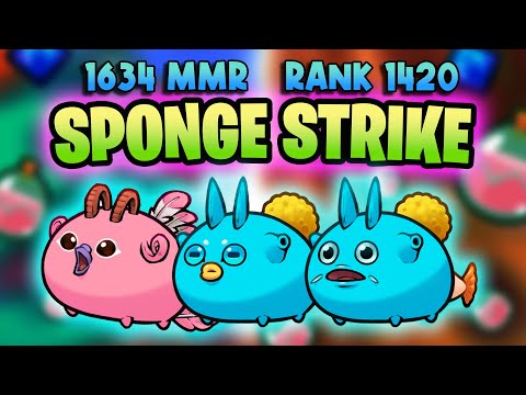 [V2] DOUBLE SPONGE SINISTER STRIKE AQUA ( OFF-SEASON DAY 3) | LEADERBOARDS | AXIE INFINITY
