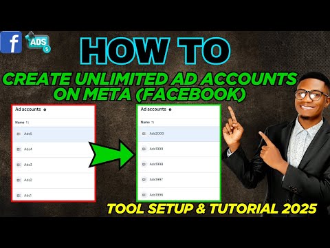 How to Create Unlimited Ad Accounts on Meta (Facebook) | Tool Setup & Tutorial 2025