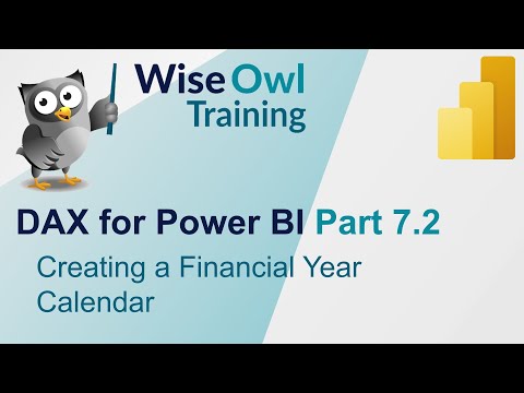 DAX for Power BI Part 7.2 - Creating a Financial Year Calendar