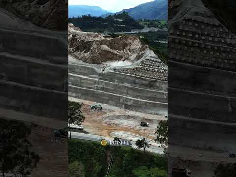 Trabajos en “La Arenera” Conexión Pacífico 1, Amagá #antioquia #desarrollo #drone #videoaereo #dji