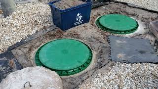 How to replace your septic tank lids with light tough plastic new ones.