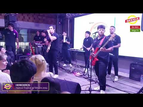 Herederos - festival tropical de Vergara 2024 - transmisión Mega FM 91.9 Vergara