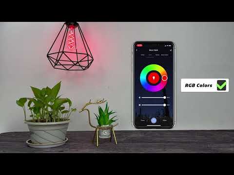 Smart ST64 RGBCW LED Soft Filament Bulb