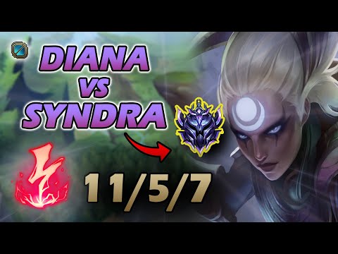 AP BURST DIANA vs SYNDRA | League of Legends