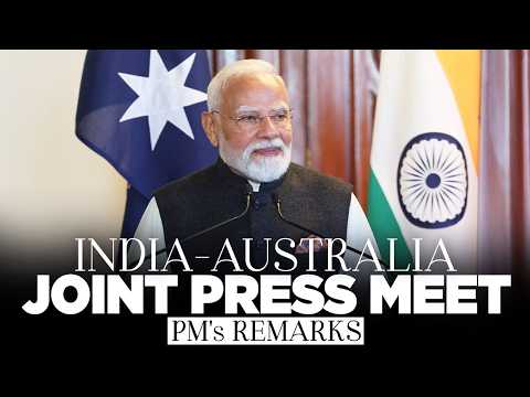 PM Modi's address during the Australia joint press meet