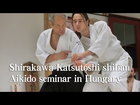 Aikido seminar in Hungary - Shirakawa Katsutoshi shihan 白川勝敏師範