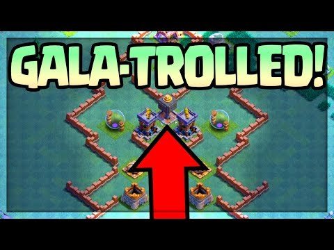 TROLLED! Beat the 'IMPOSSIBLE' Gala-Troll Base in Clash of Clans for CASH!