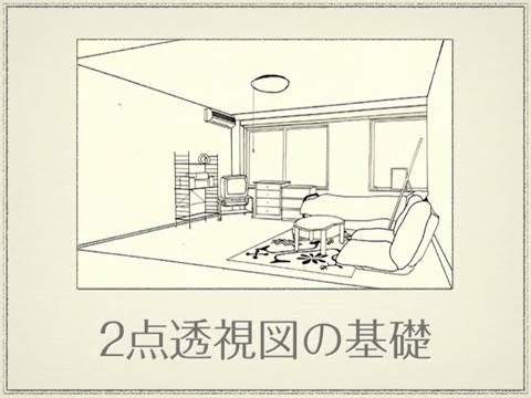 システム工学群 2点透視図の基礎