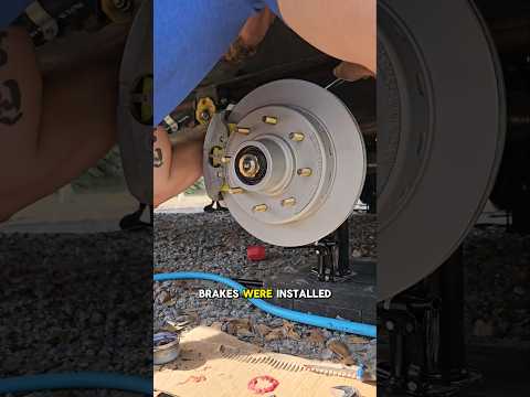 DIY RV Disc Brake Conversion #recreationalvehicle #camping