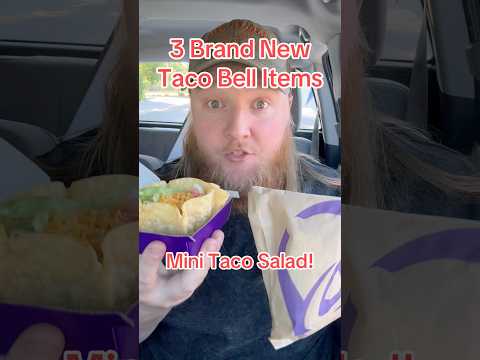 Trying Taco Bell’s Brand New Mini Taco Salad
