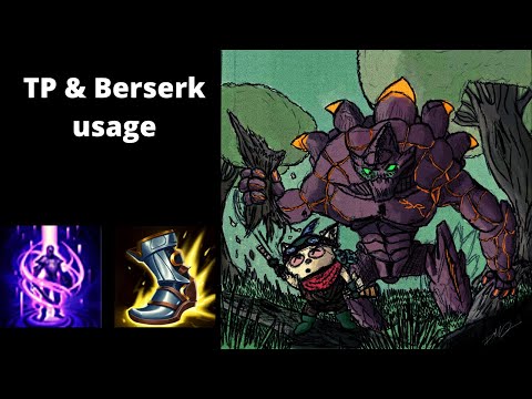 Teleport so Broken on Teemo. [Teemo vs Malphite]