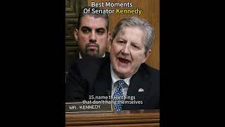 Bro is hilarious 🤣 #senatorjohnkennedy #usa #politics  #fyp #viral